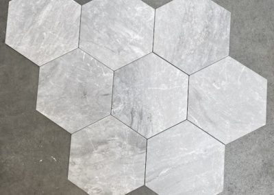 Sphinx Marbles Hexagon Grey