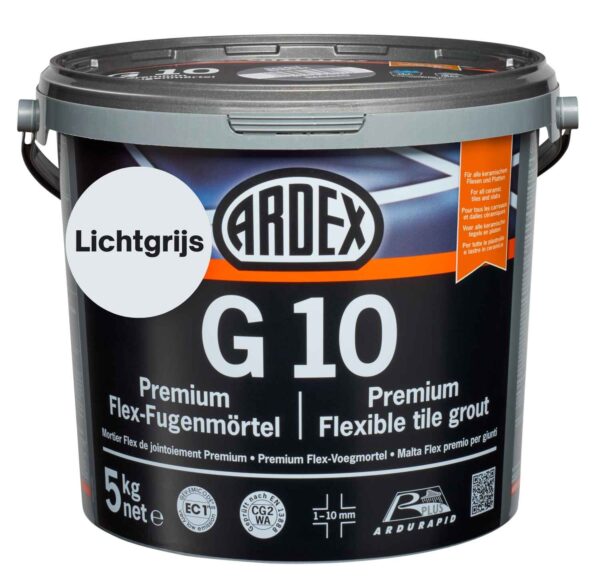 Ardex G10 PREMIUM Flex-Voegmortel Lichtgrijs