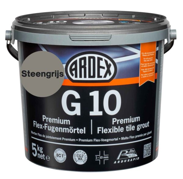 Ardex G10 PREMIUM Flex-Voegmortel Steengrijs