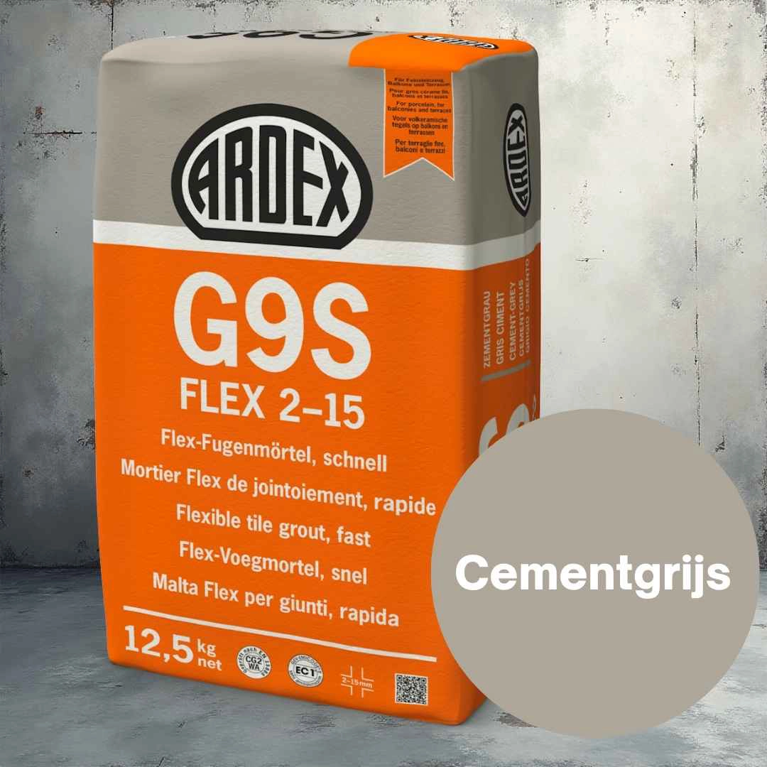 Ardex G9S flex 2-15 Cementgrijs | 12