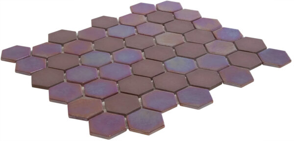 Valencia Recycled Glass VAL012 Burgundy