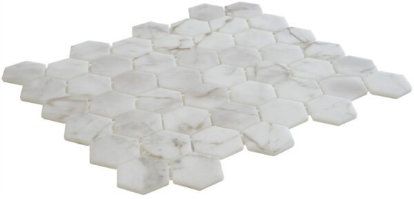 Valencia Recycled Glass VAL10M Bianco Marble Print